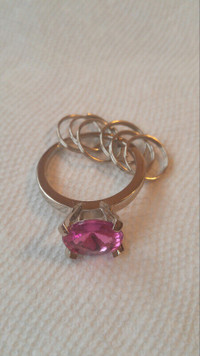 AVON Birthstone Ring Keychain (OCTOBER)