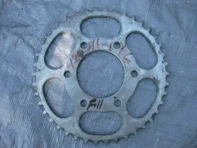 Kawasaki Motorcycle 250 F11 Sprocket - $40.00 obo In Very Good condition. Part# 41041-116. 42 Tooth....