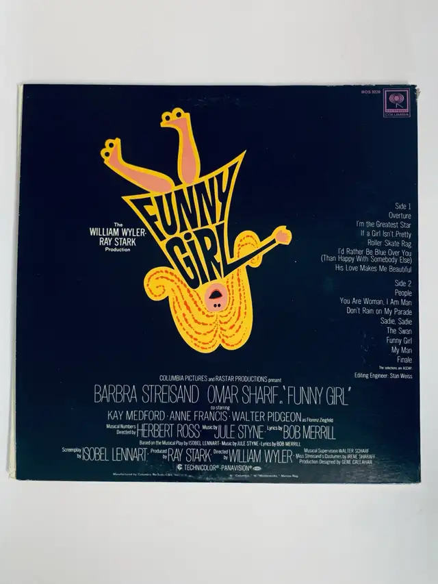 Funny Girl Soundtrack (Barbra Streisand) (Vinyl Lp) in CDs, DVDs & Blu-ray in Mississauga / Peel Region - Image 2