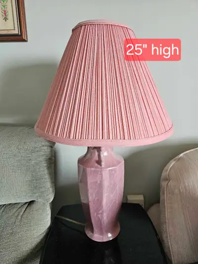 Pink Marble Table Lamp, View more