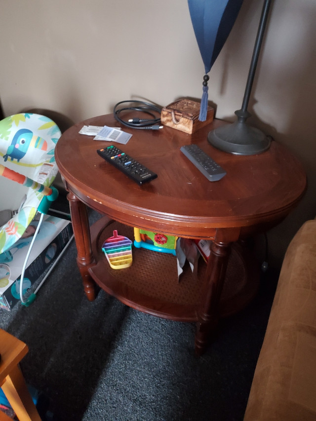 Solid Antique and Unique oval table in great condition  in Other Tables in Woodstock