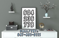 Top Of The Line 604/778/236 Vancouver Vip Phone Numbers