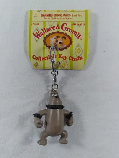 Wallace & Gromit Collectable Key Chain #57000 Gromit, View more