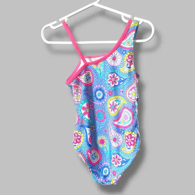 (4T) Swimsuit [Ocean Pacific] / girls 1pc Bathing Suit UPF 50+ in Clothing - 4T in Sudbury - Image 5