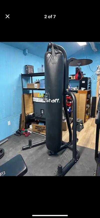 Sale set of exercises equipment, I bought for my son been 2 years, barely used still looks in good c...