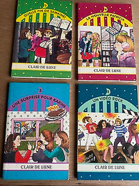 4 livres CLAIR DE LUNE no 2, 3, 4, 5