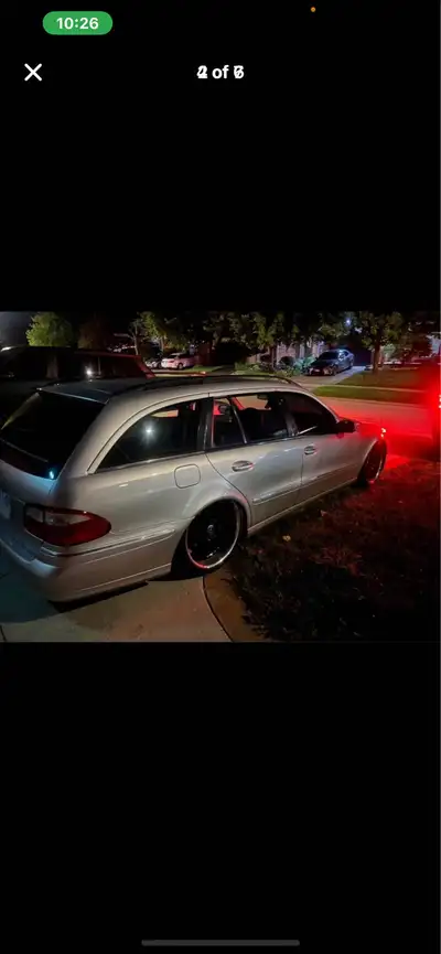 I have a 2004 Mercedes Benz e500 wagon it is a very clean car, has been repainted to a custom colour...