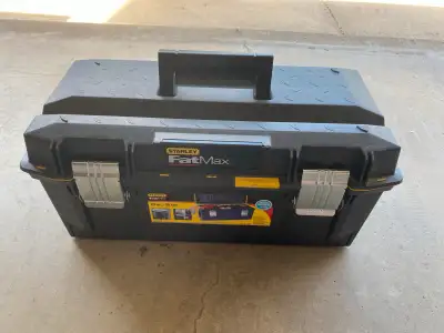 Stanley FatMax tool box, perfect for storing all your tools. It's in excellent condition and is wate...
