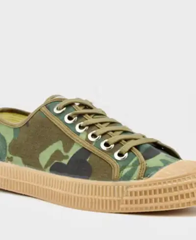 Novesta green and tan sneakers, View more