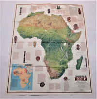 The Heritage & Peoples of Africa Map National Geographic Society