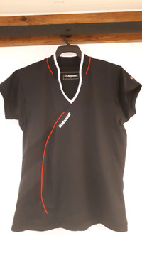 Babolat tennis, tshirt stretch noir,  size large pour femme 