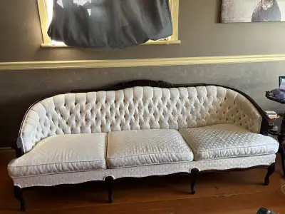 couch and chair set - reproduction antique, View more