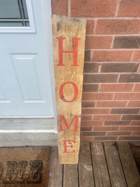 HOME Front Door/Porch Sign - 4 FT