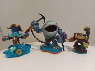 Up for grabs is a set of three Skylanders figures, perfect for adding to your collection or diving i...