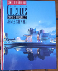 Single variable calculus textbook