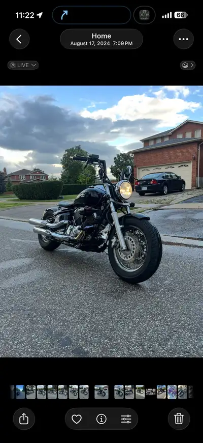 2006 Yamaha V Star 1100 – Fully Custom | 40,000 KM | $10,000 Up for sale is my fully custom 2006 Yam...
