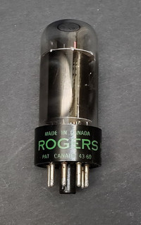 ROGERS 25L6GT Beam Pentode Vacuum Tube/Radio Tube – Electronics