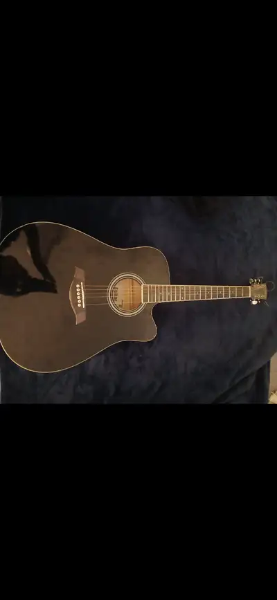 Acoustic cutaway guitar, View more