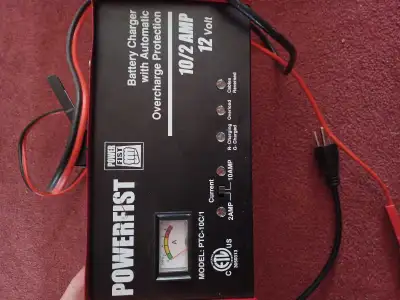 For sale Powerfist 12 Volt Battery Charger. $20.00.