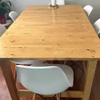 Table extensible et chaise IKEA 