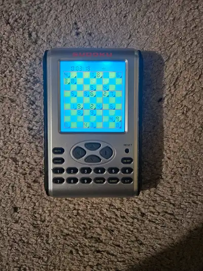 Sudoku Electronic Handheld Game, Illuminated, 3 Skill Levels, View more