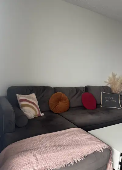 Sectional sofa bought one year ago from structube, still in a good condition, reason for sale, movin...