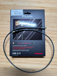 Audioquest Pearl USB A to Micro USB audio cable