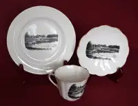 Ladies College and Lingley Hall  Sackville antique dishes