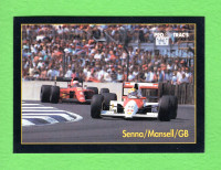 1991 Formula 1 Series F1 Card #165- Ayrton Senna Nigel Mansell