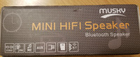 Musky Mini HiFi Bluetooth Speaker DY 21L - Black