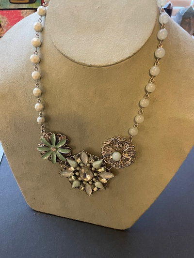 Blue and Silver Color Necklace, View more