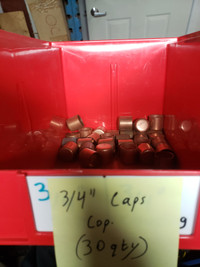 3/4 inch Copper Caps (30 qty)
