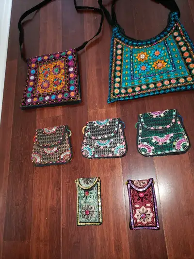 PRICE REDUCED - $10.00 and up - Unique Handmade Purses & Pouches, View more