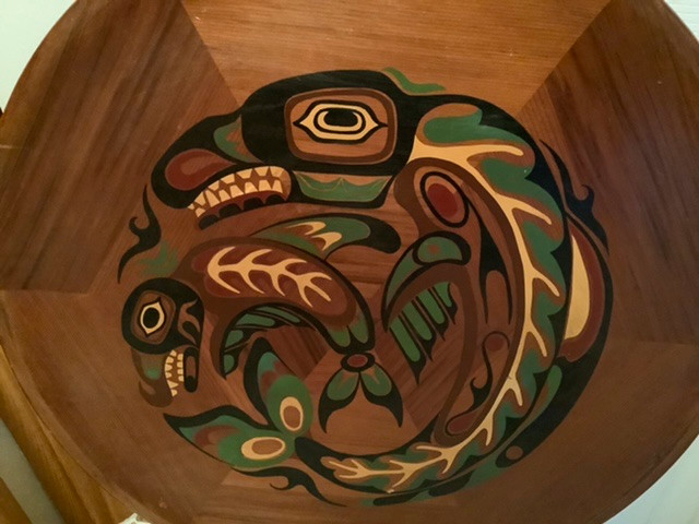 Lg Vtg Indigenous First Nations West Coast “Killer Whale” Art in Arts & Collectibles in Belleville - Image 3