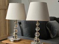 Bedside table lamps. 