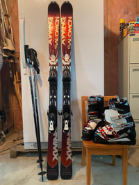Salomon X Wing Hurricane Downhill Skiis, Poles, & Boots Set | Ski | City of  Toronto | Kijiji