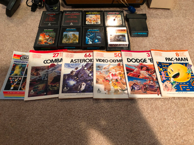 CLEAN Atari 2600 Lot with Video Game Center Unit w/ 9 Games in Older Generation in Barrie - Image 2