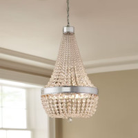8-Light chandelier Chrome with clear Crystals  Reg price: $479