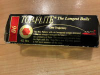 Top-Flite 90 golf balls $5 for 3 pack, new