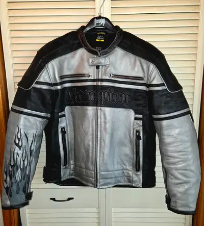 Scorpion Leather Motorcycle Jacket Size XL, View more
