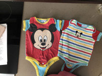 Disney Baby onesies - 12 months - Mickey Mouse 