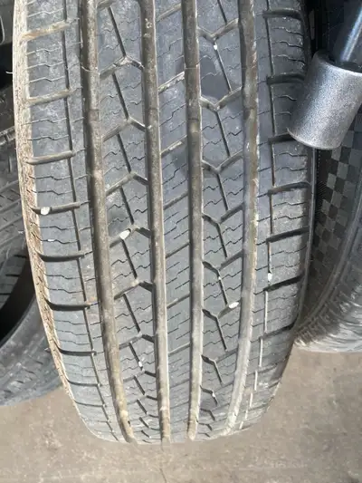 4 x 215 70 16 allseasons tires with Toyota steel rims $350 for all 2 like new condition 2 lower trea...