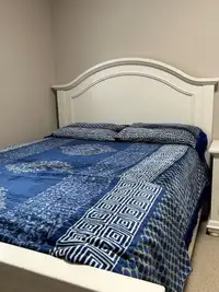 Queen Size Bed Set With Mattress 