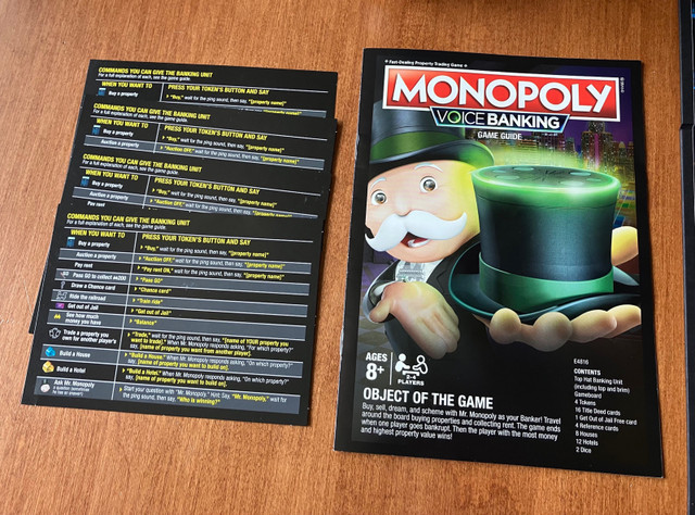 Monopoly Voice Banking Edition, Complete dans Jouets et jeux  à Ville de Montréal - Image 2