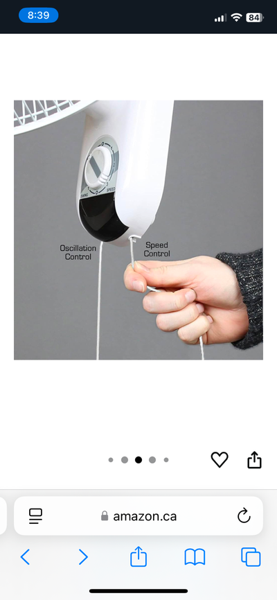 Hurrican wall mounted rotating fan 16", View more