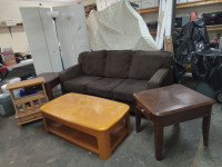 Furniture, Sofa, coffee table, end tables….
