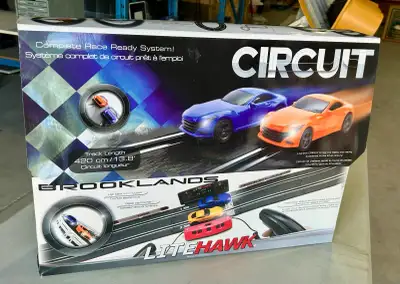 LiteHawk “Circuit Brooklands” Slot Car Racing Set, View more