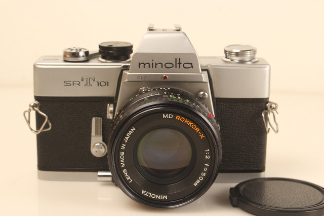 Minolta SRT 101 35mm SLR w/Rokkor-X 50mm F2 in Cameras & Camcorders in City of Toronto