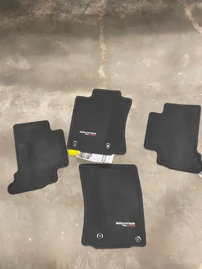Brand new floor mats, never used for 2023 4-Runner.