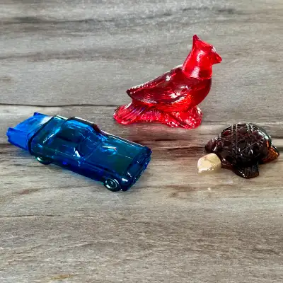 Vintage Avon Glass Figurines, View more